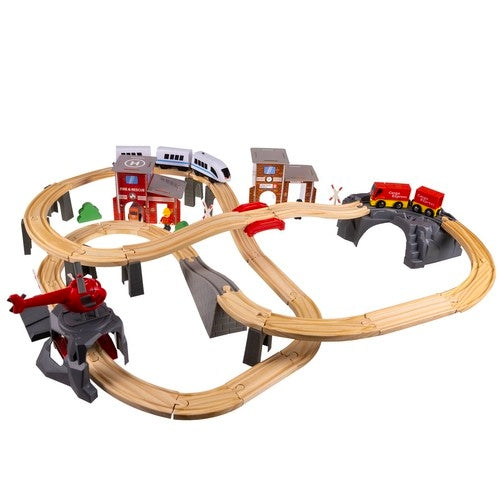 Wooden railway - Kruzzel train 22754