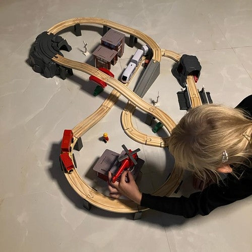 Wooden railway - Kruzzel train 22754