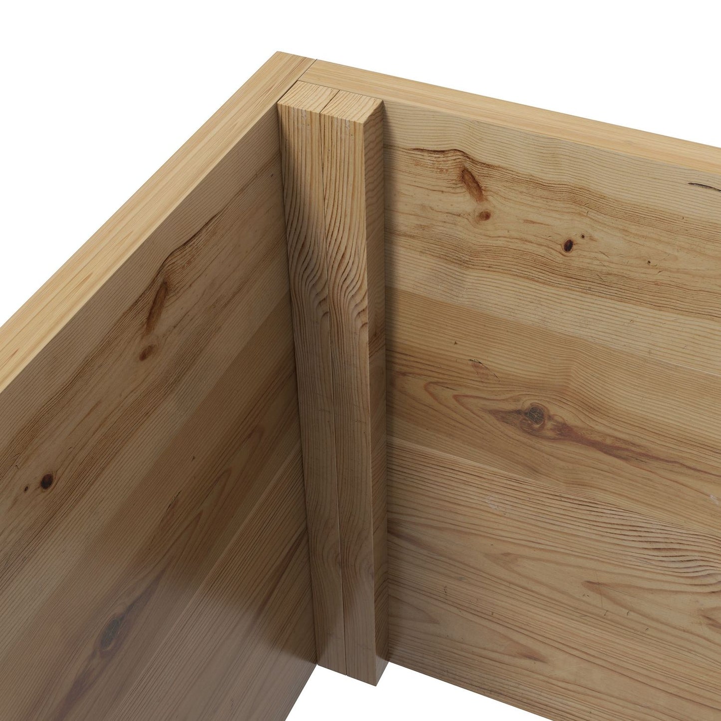 Raised wooden garden bed with roof and trellis, 160 x 55 x 183 cm