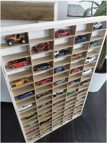Wooden shelf for KRUZZEL 21997 cars/springs