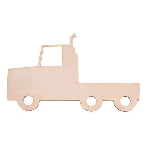 Wooden shelf for cars - Kruzzel 26582 truck