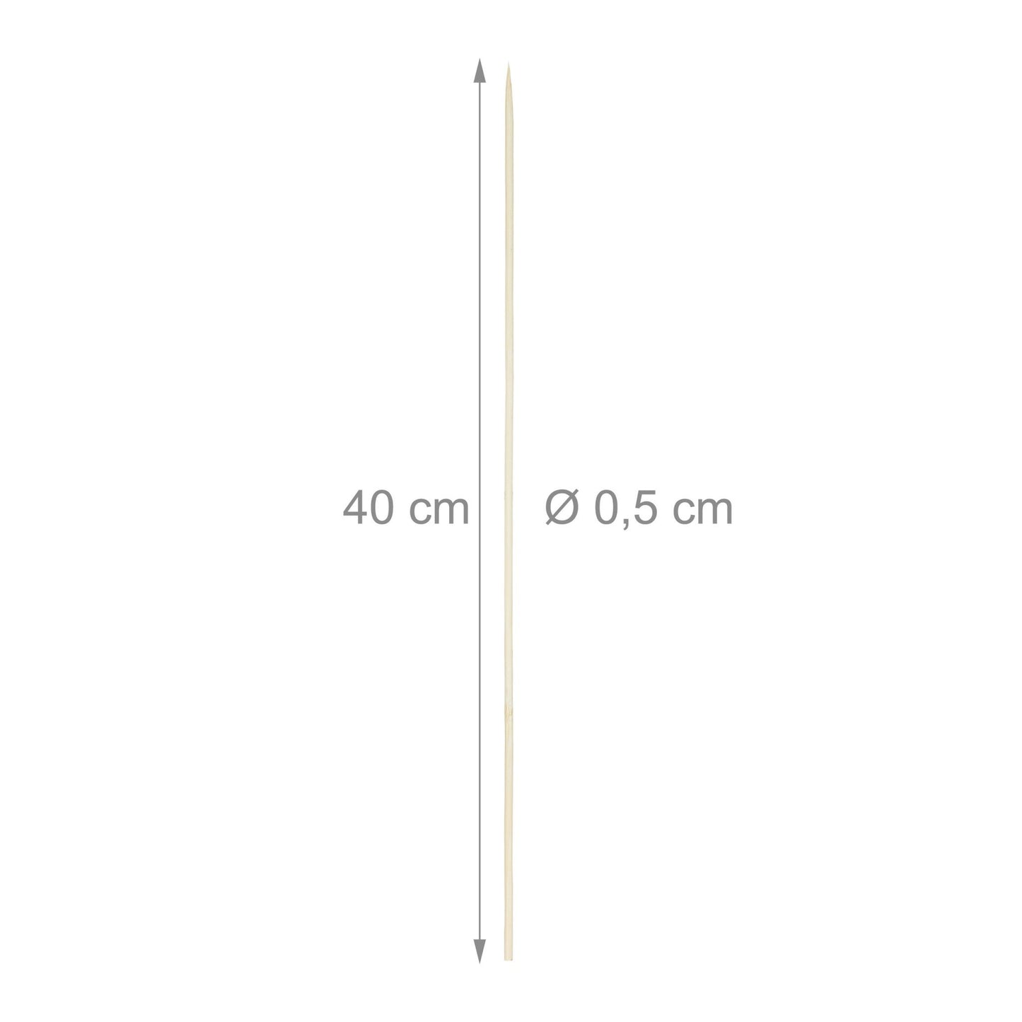 Wooden skewer bamboo 250 set long