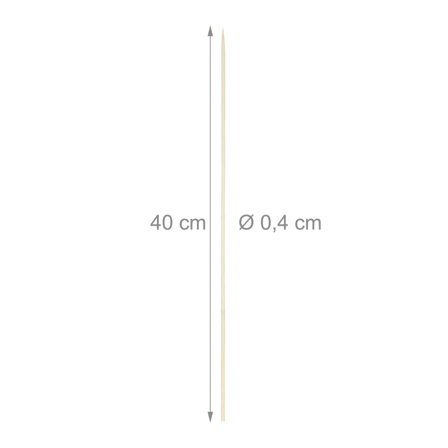 Wooden skewer bamboo 300 set long