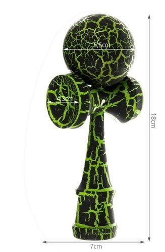 Wooden skill game - green