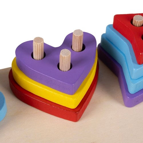 Wooden sorter - fishing Kruzzel 22565