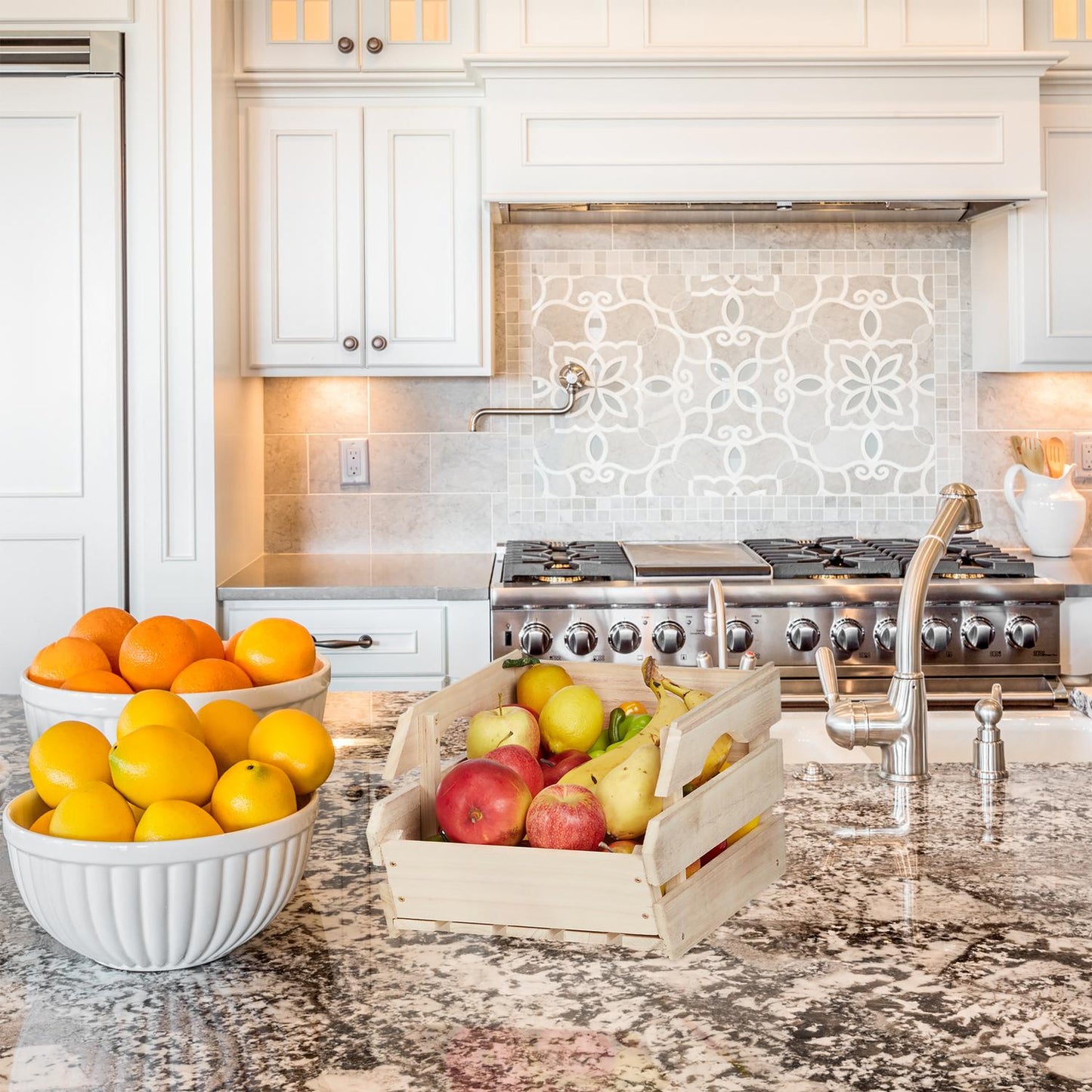 Wooden stacking boxes