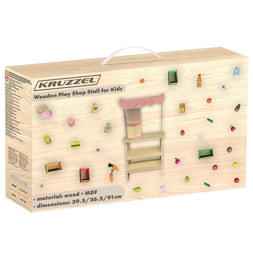 Wooden stall with accessories Kruzzel 24888