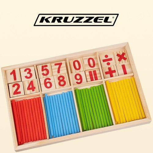 Wooden sticks for learning counting 22447