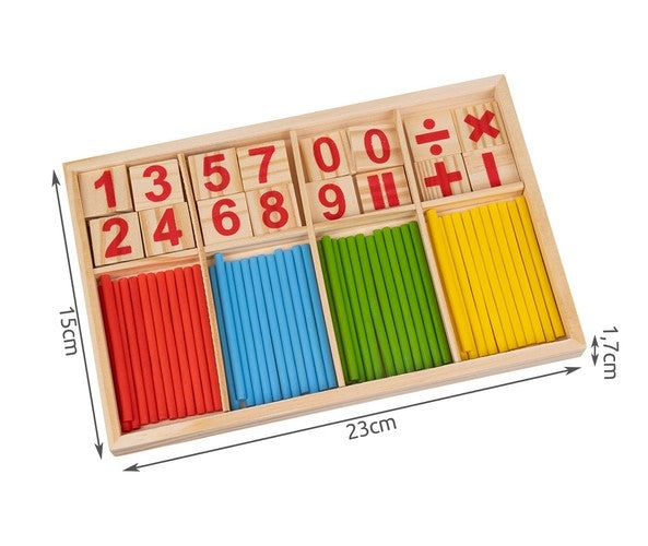 Wooden sticks for learning counting 22447
