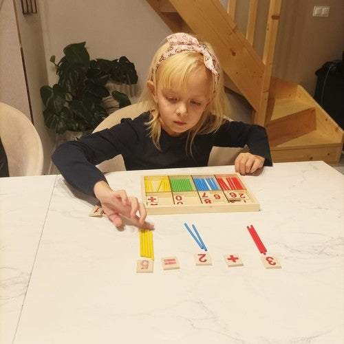 Wooden sticks for learning counting 22447