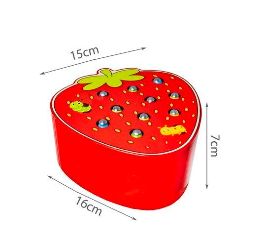Wooden strawberry game