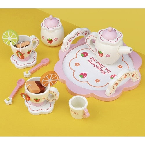 Wooden tea service Kruzzel 21950