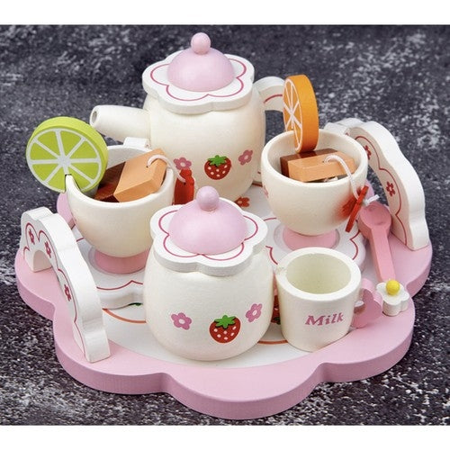Wooden tea service Kruzzel 21950