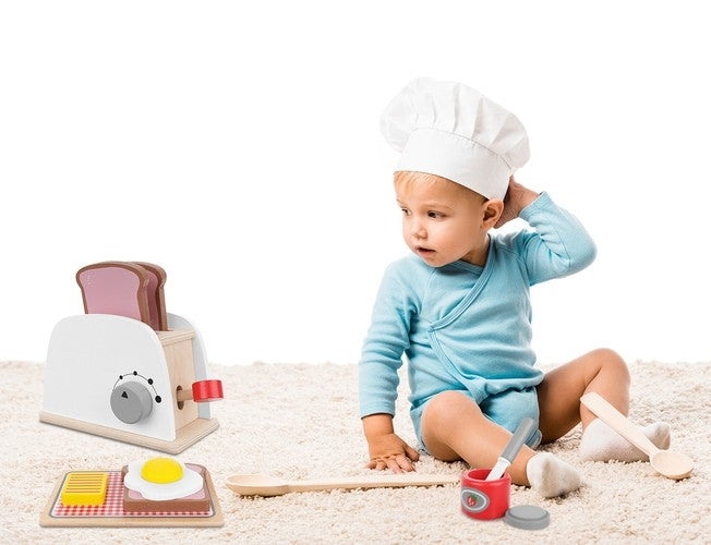 Wooden toy toaster 22435