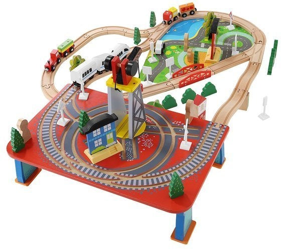 Wooden train - battery-powered train