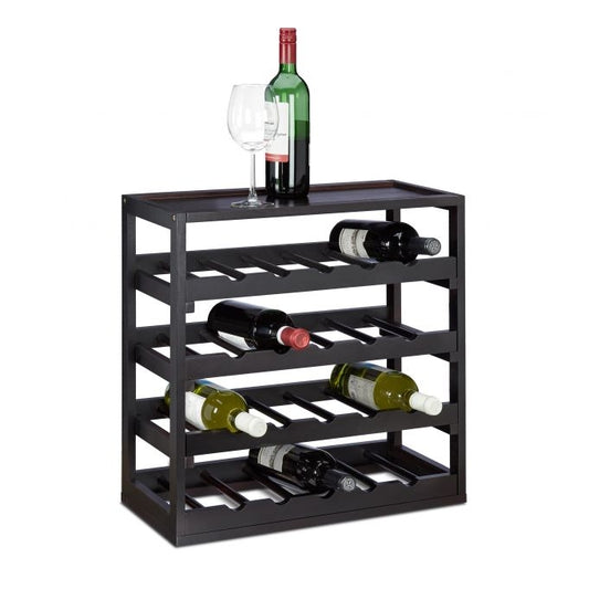 Wooden wine rack