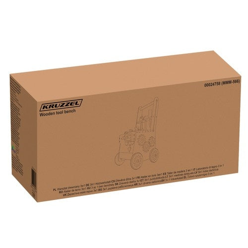 Wooden workshop 3in1 Kruzzel 24758