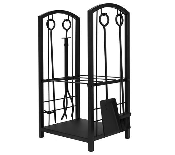 Wood stand with accessories PK011