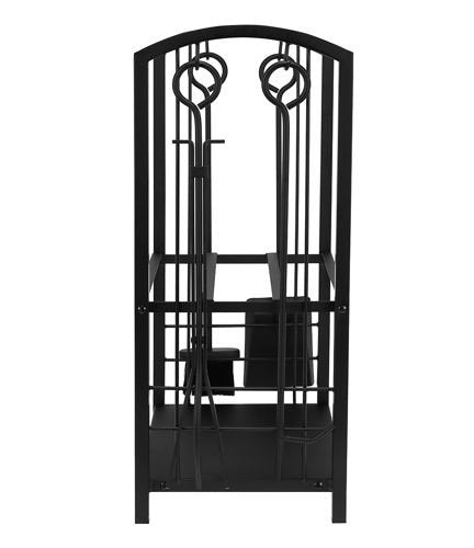 Wood stand with accessories PK011