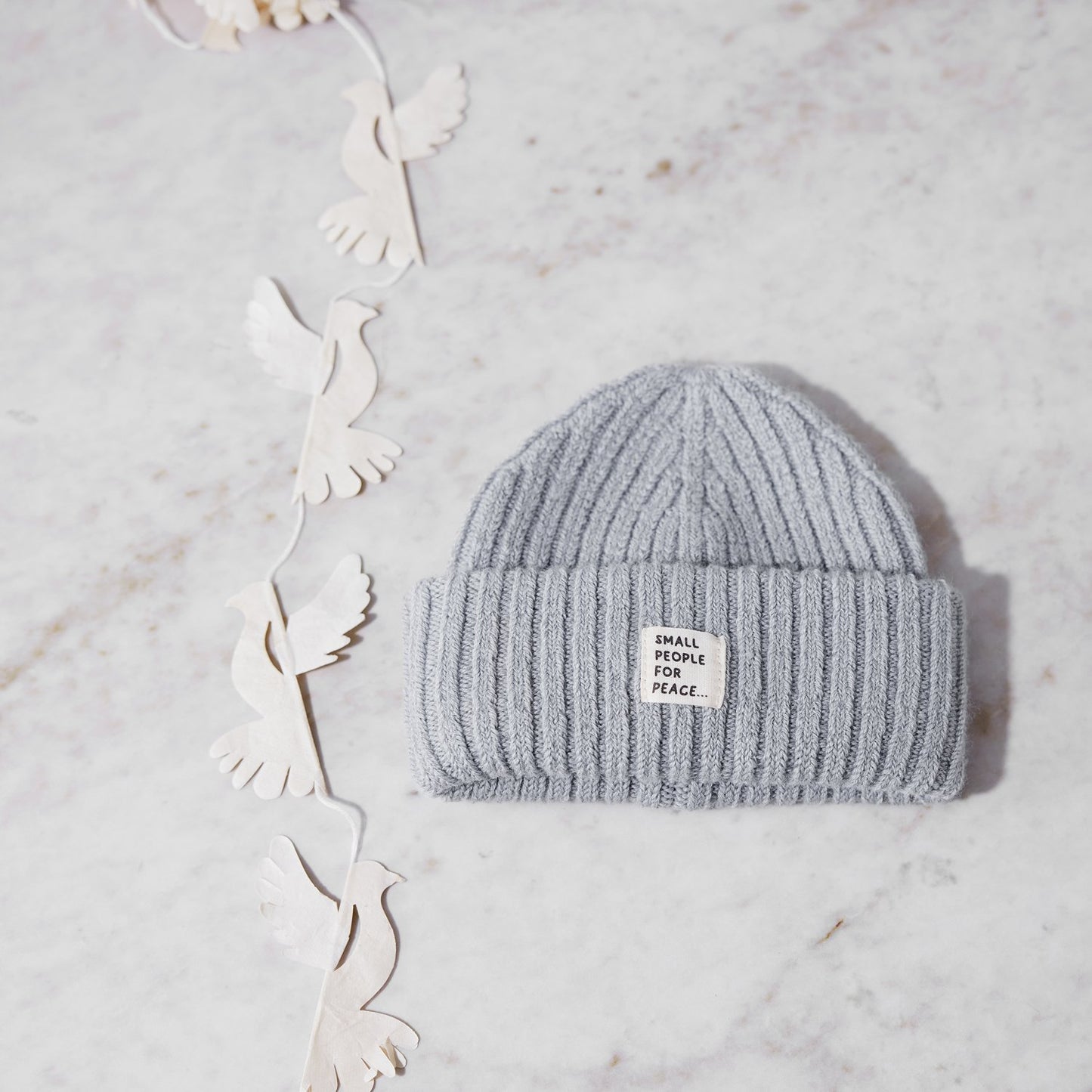 Wool Beanie for Kids, Sunrise Blue, Ages 2-3