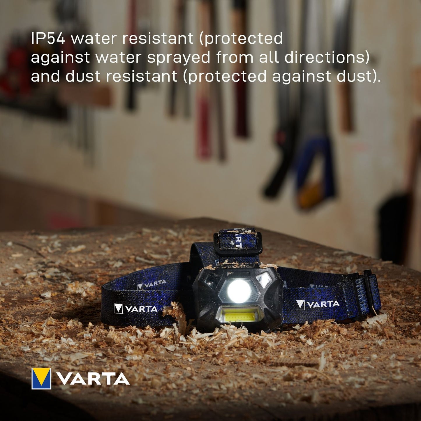 Work Flex Motion Sensor H20 Headlamp IP54 150 lm