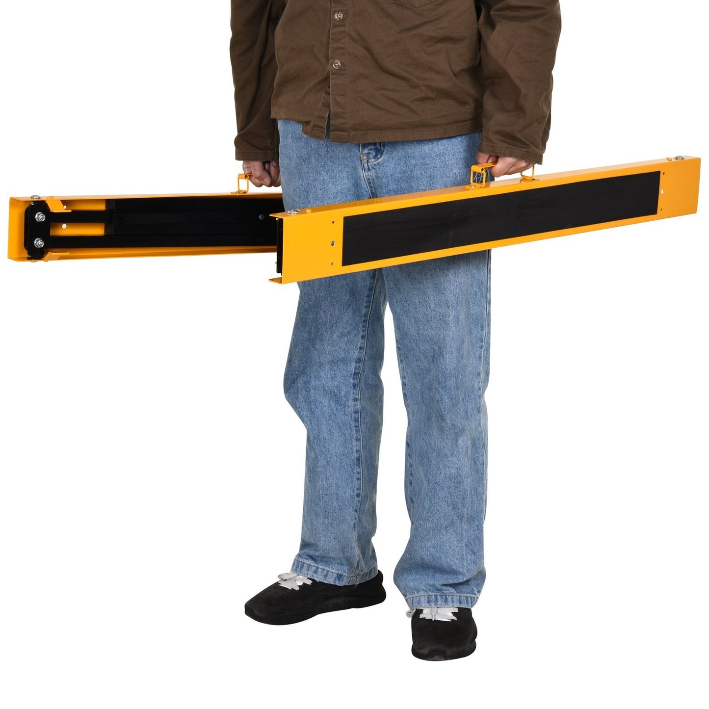 Folding steel saw horse - non-slip, 125 kg capacity