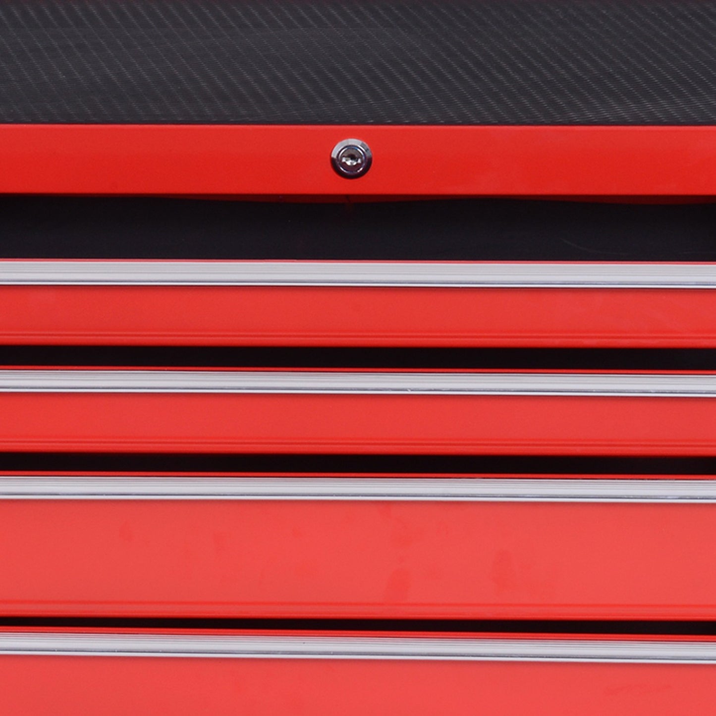 Workshop tool trolley with wheels, 7 lockable drawers