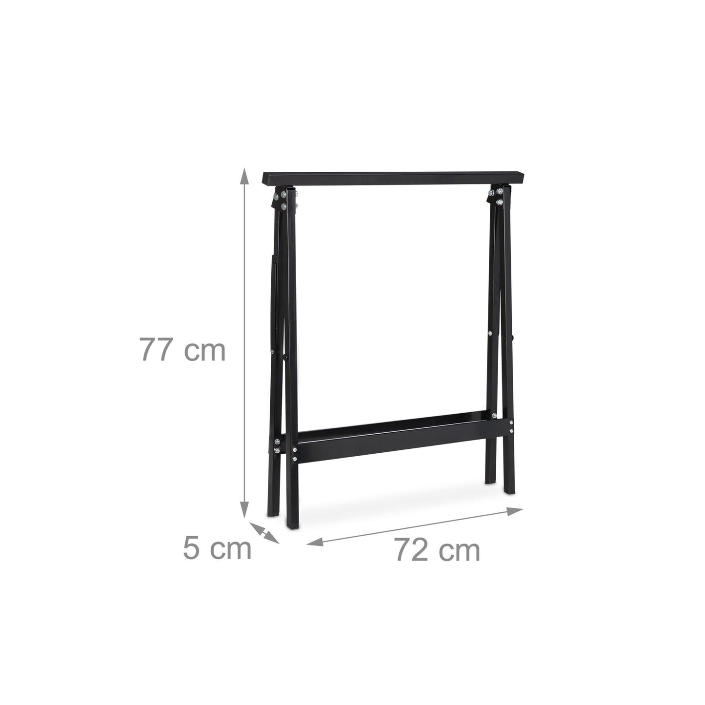 Work trestle steel, set of 2