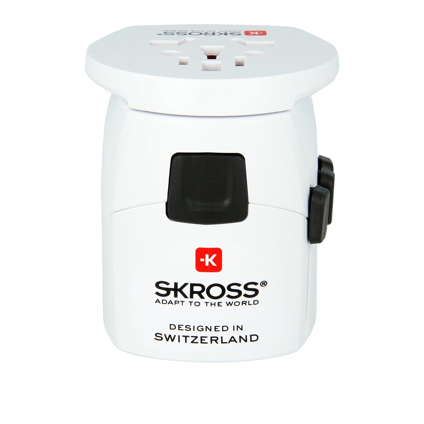 World travel adapter PRO Light World 2xUSB-A 15W Grounded