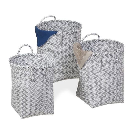 Woven Laundry Basket Set of 3