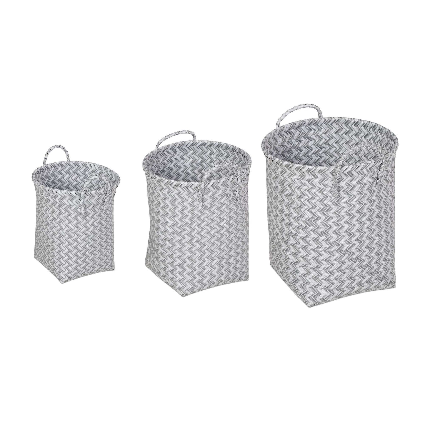 Woven Laundry Basket Set of 3