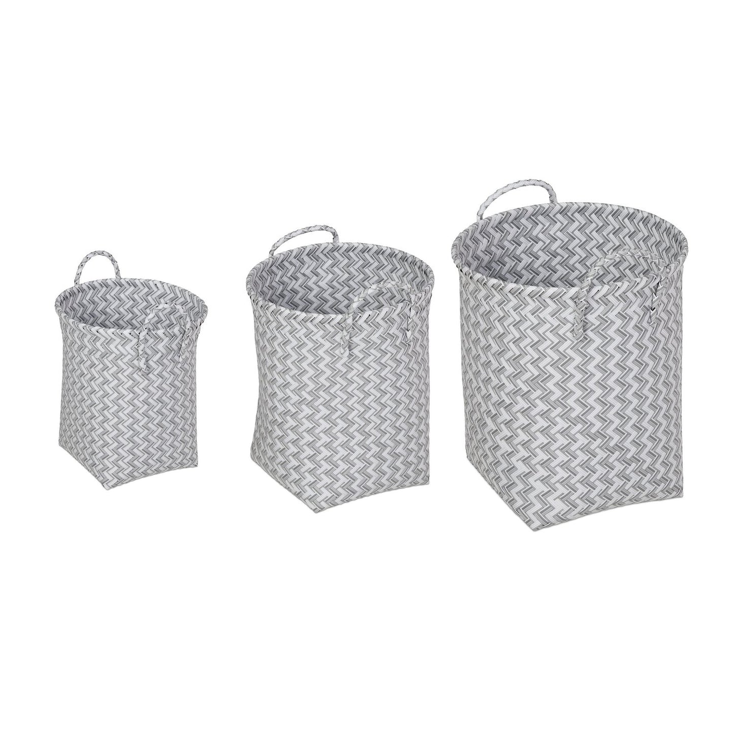Woven Laundry Basket Set of 3