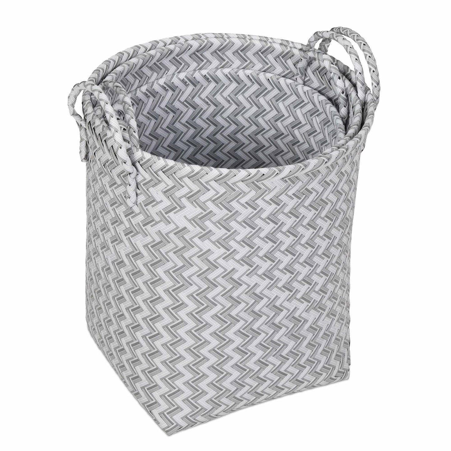 Woven Laundry Basket Set of 3