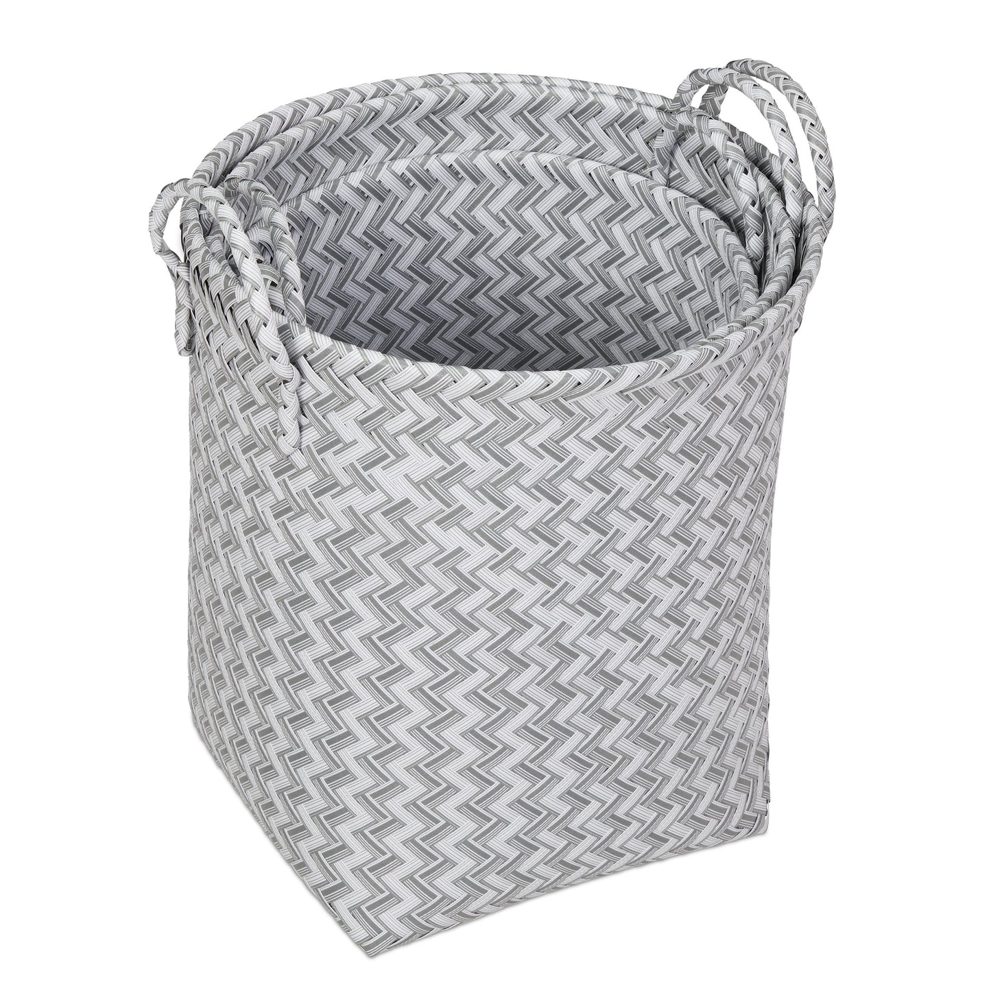 Woven Laundry Basket Set of 3