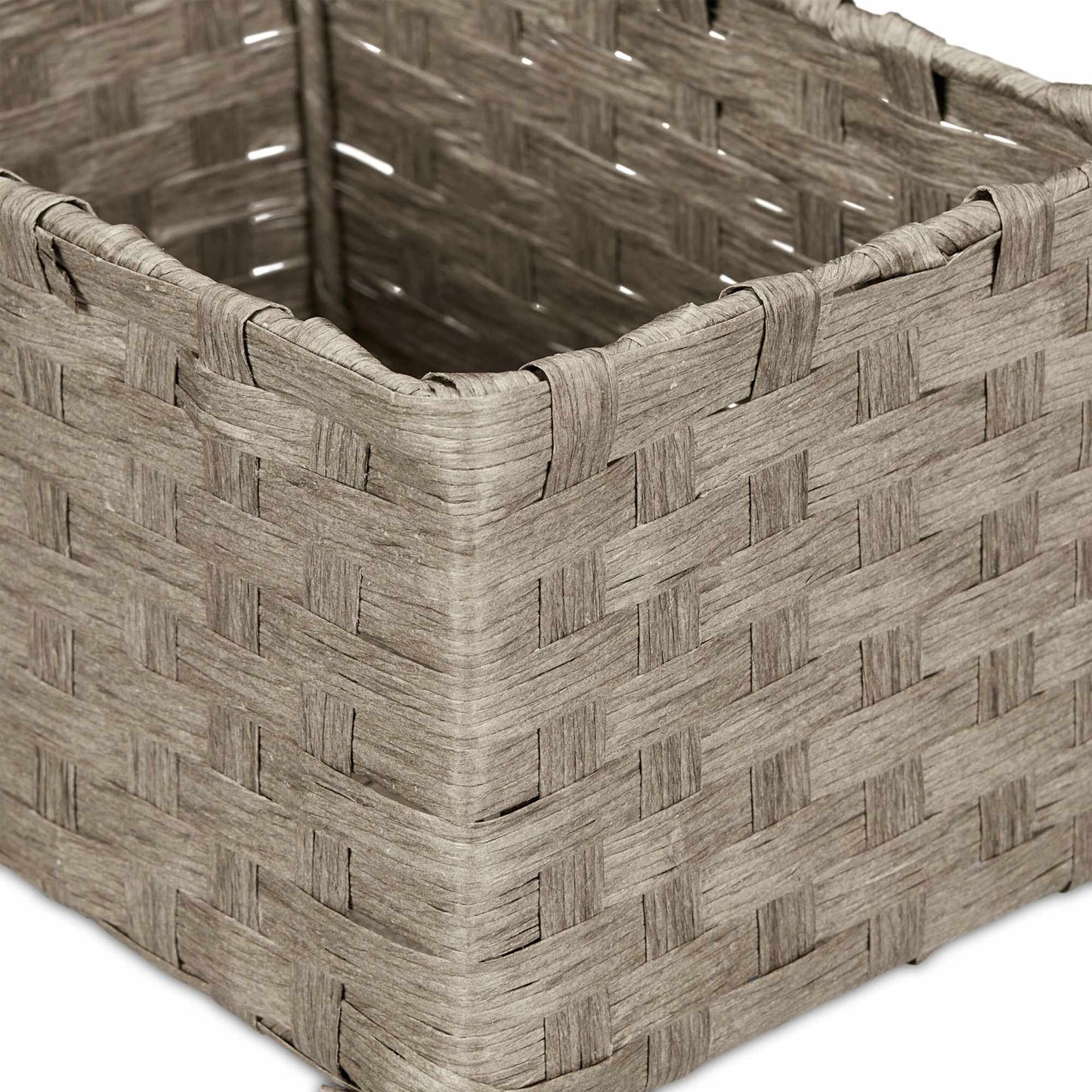 Woven storage basket, set of 3