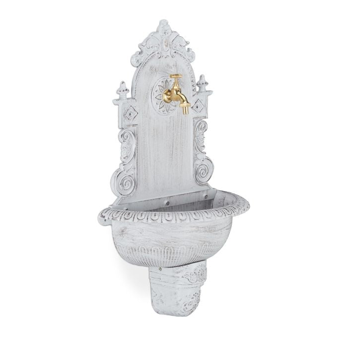 XL antique wall fountain