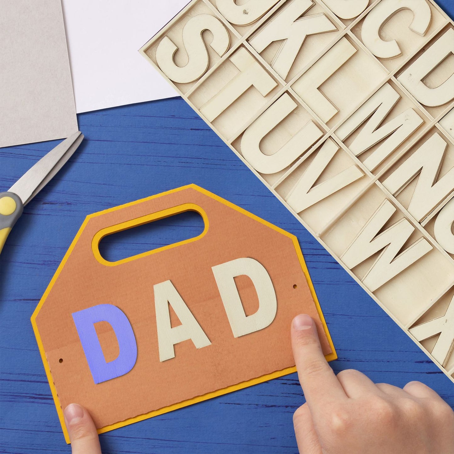 XL Letter set in wood 104 pcs.