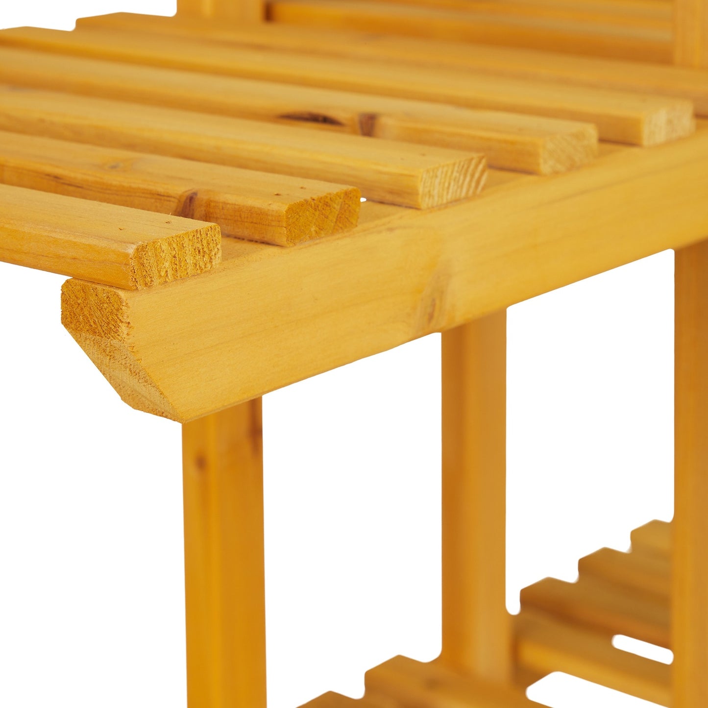 XL wooden plant stand with 5 levels
