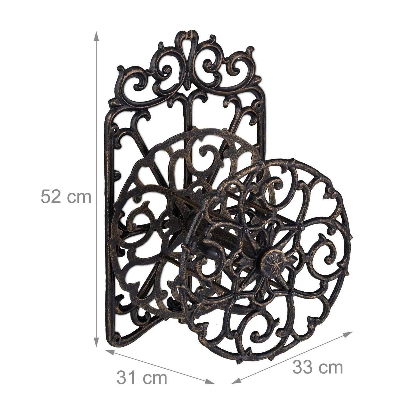 XL hose holder in cast iron