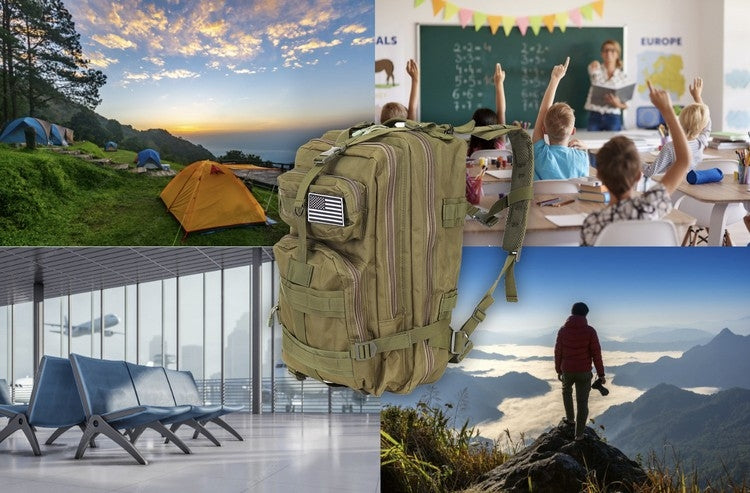 XL military backpack, green