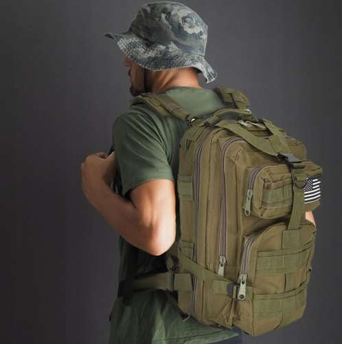 XL military backpack, green