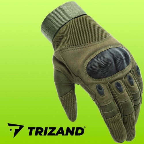 XL tactical gloves - khaki Trizand 21772