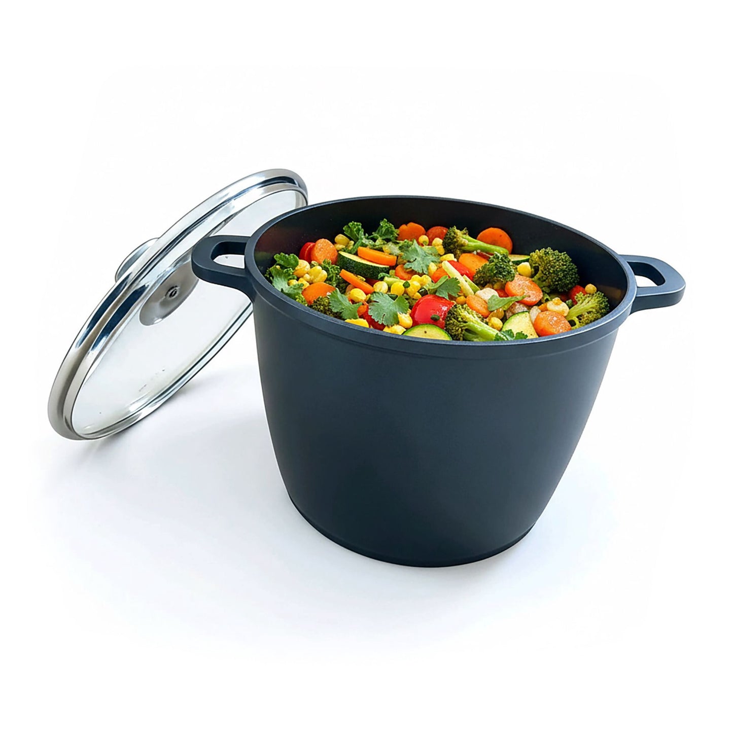 XXL Non-Stick Cast Aluminium Soup Pot with Lid