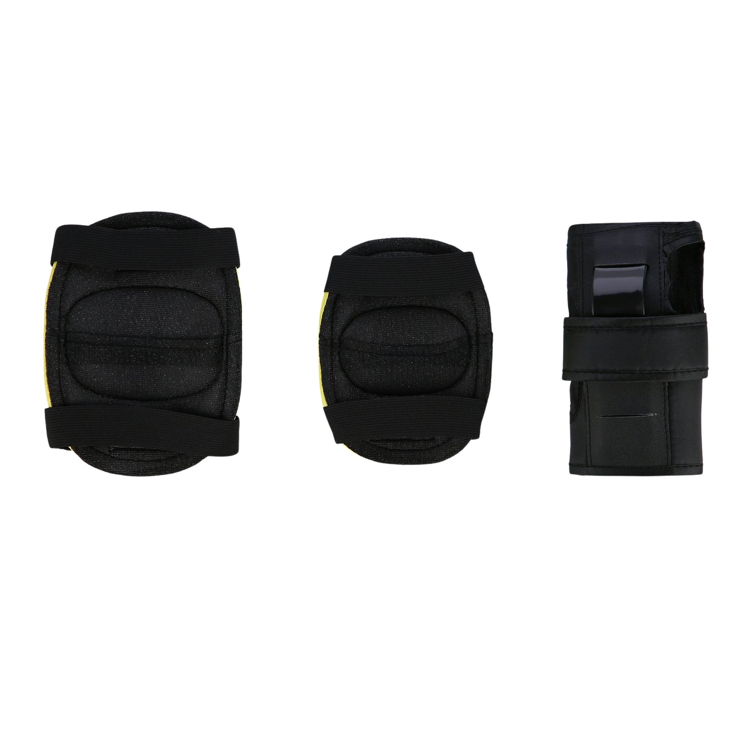 Yellow Helmet with Protectors, Size M