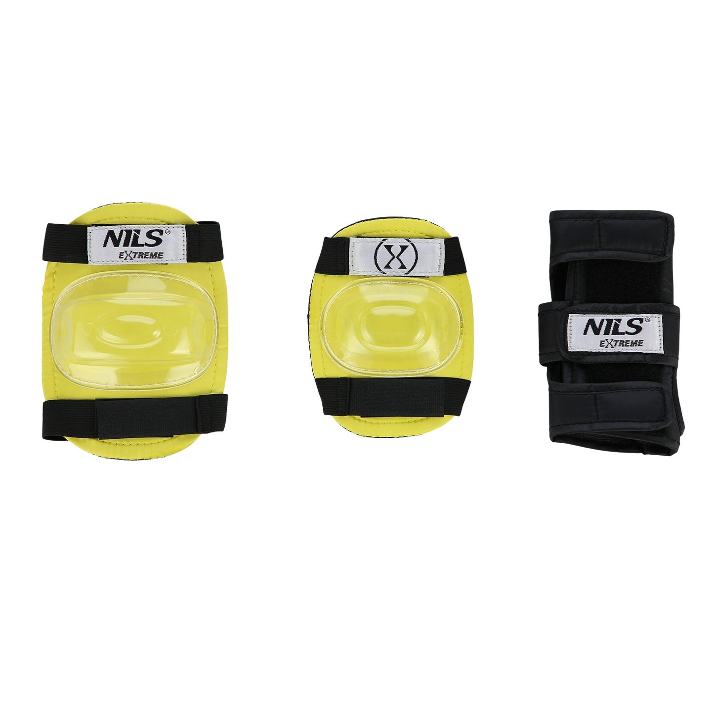 Yellow Helmet with Protectors, Size M