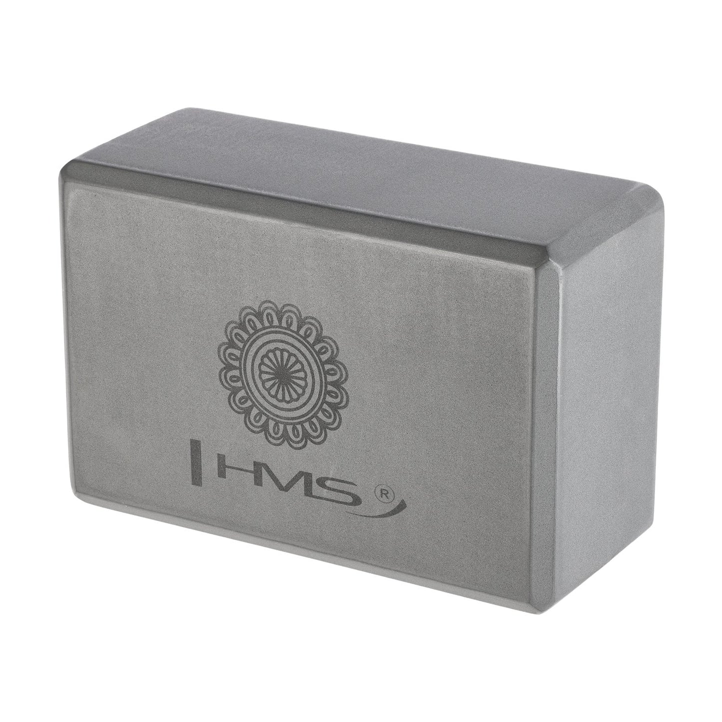 Yoga Block, Gray, Supportive Foam