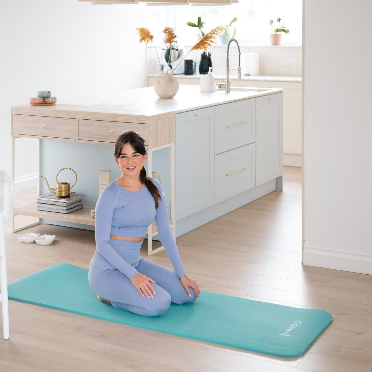 Yoga Mat, Mint – Non-Slip, Eco-Friendly, 6mm Thick