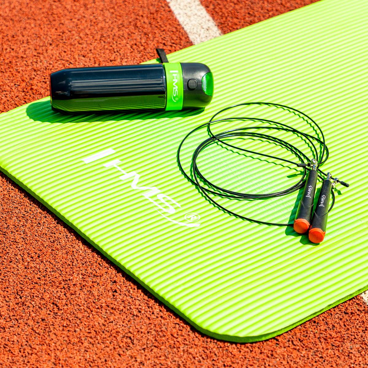Yoga Mat, Non-Slip, 6mm Thick, Green