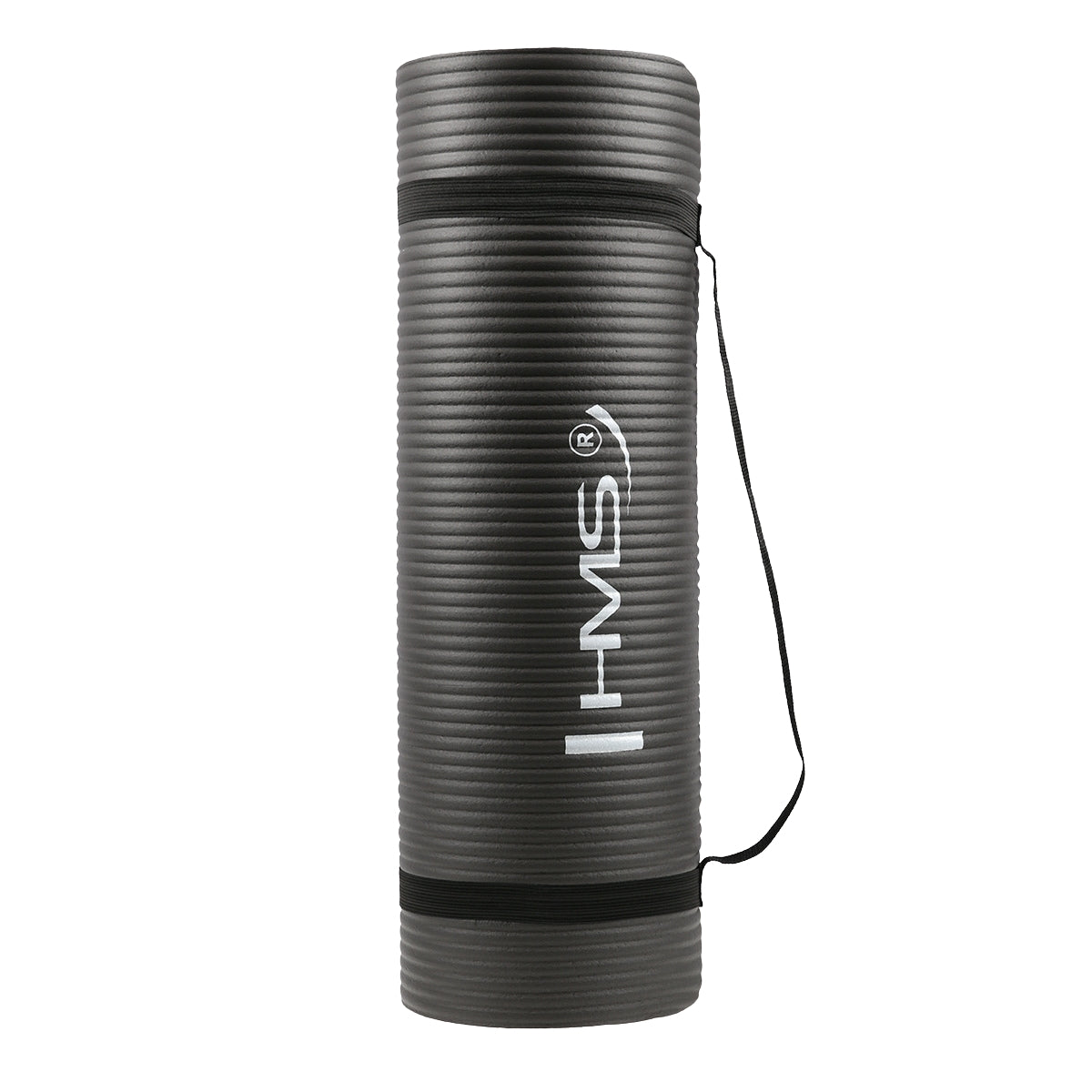 Yoga Mat, Non-Slip, Black, 15mm Thickness