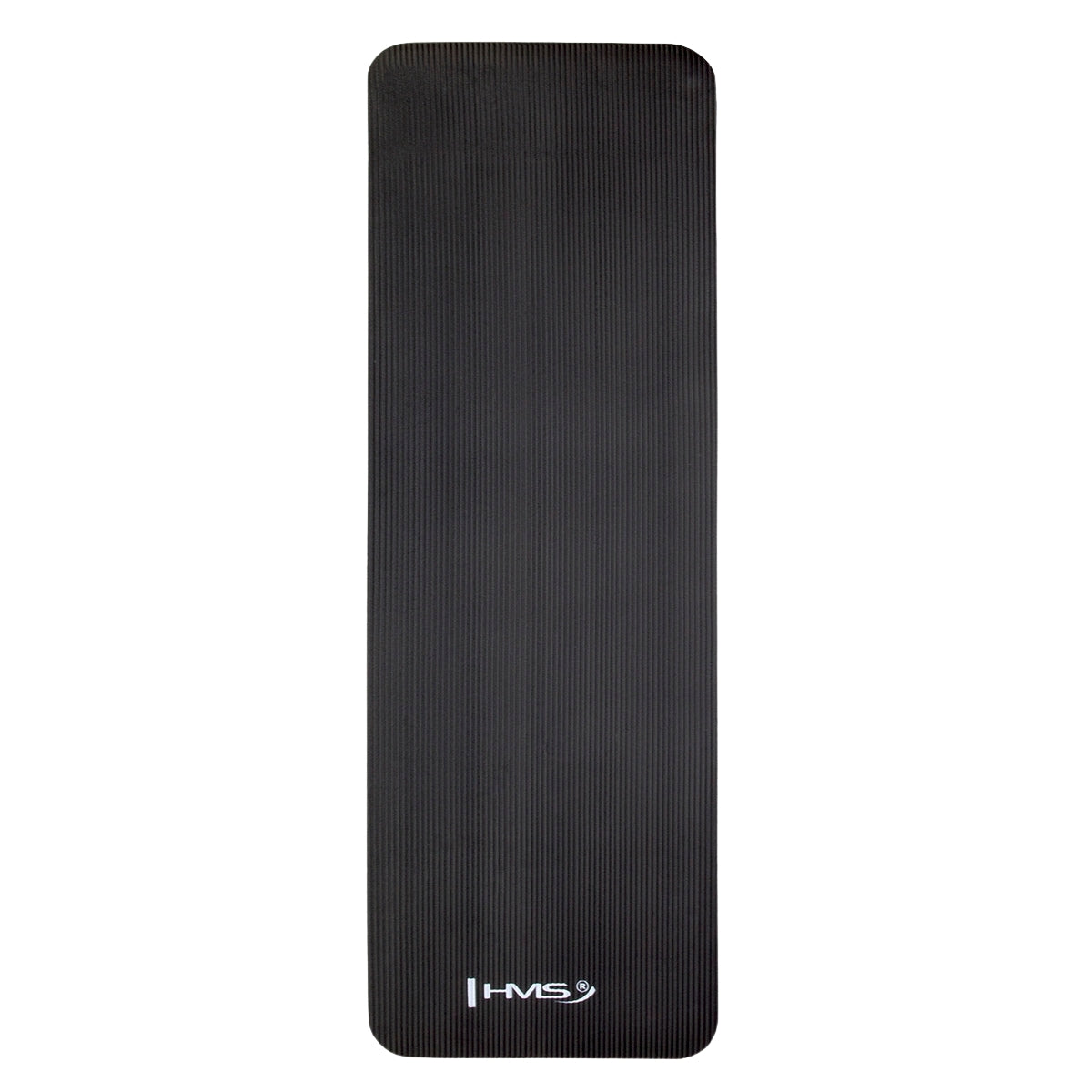 Yoga Mat, Non-Slip, Black, 12  mm Thickness